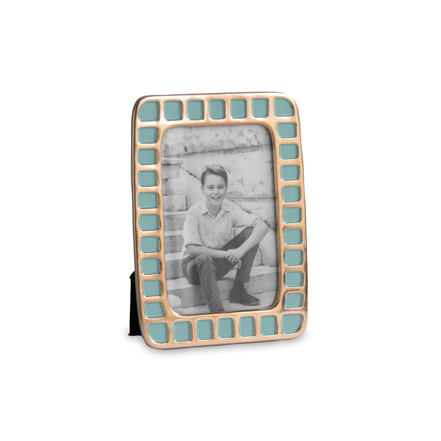 9055_2_96e593c5-fc34-4ae7-9e05-6e5c1fdc2773 ENCANTO Mosaic Giftables Frame 4"x 6" (Turquoise) - Image 1