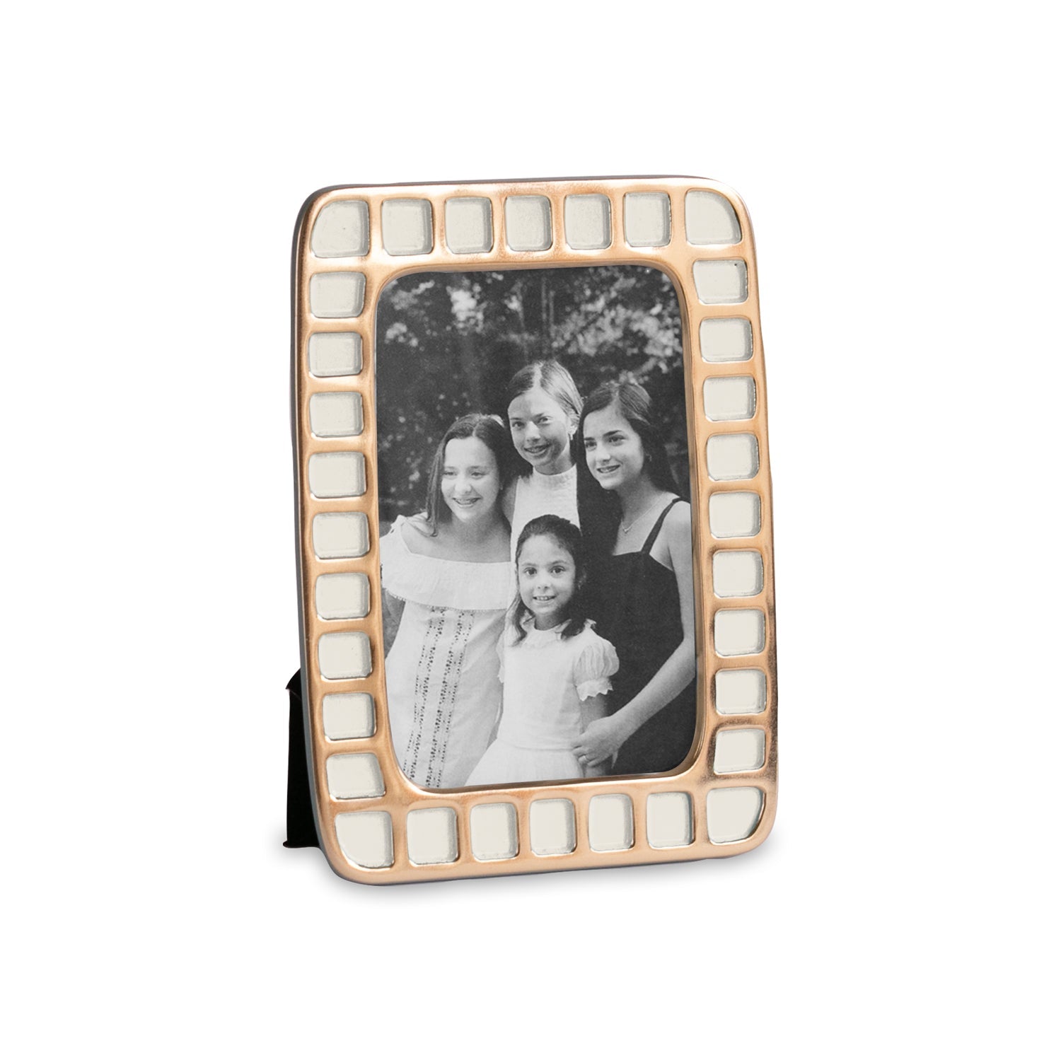9058_2_973c9b7f-5430-45e7-a755-9297fcefa9bf ENCANTO Mosaic 5"x 7" Frame (Cream) - Image 1