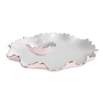 ENCANTO Colette Large Chip and Dip (Camellia and White)