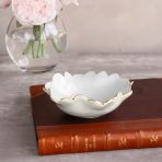 ENCANTO Colette Mini Round Bowl  (Cream and White) - Image 4