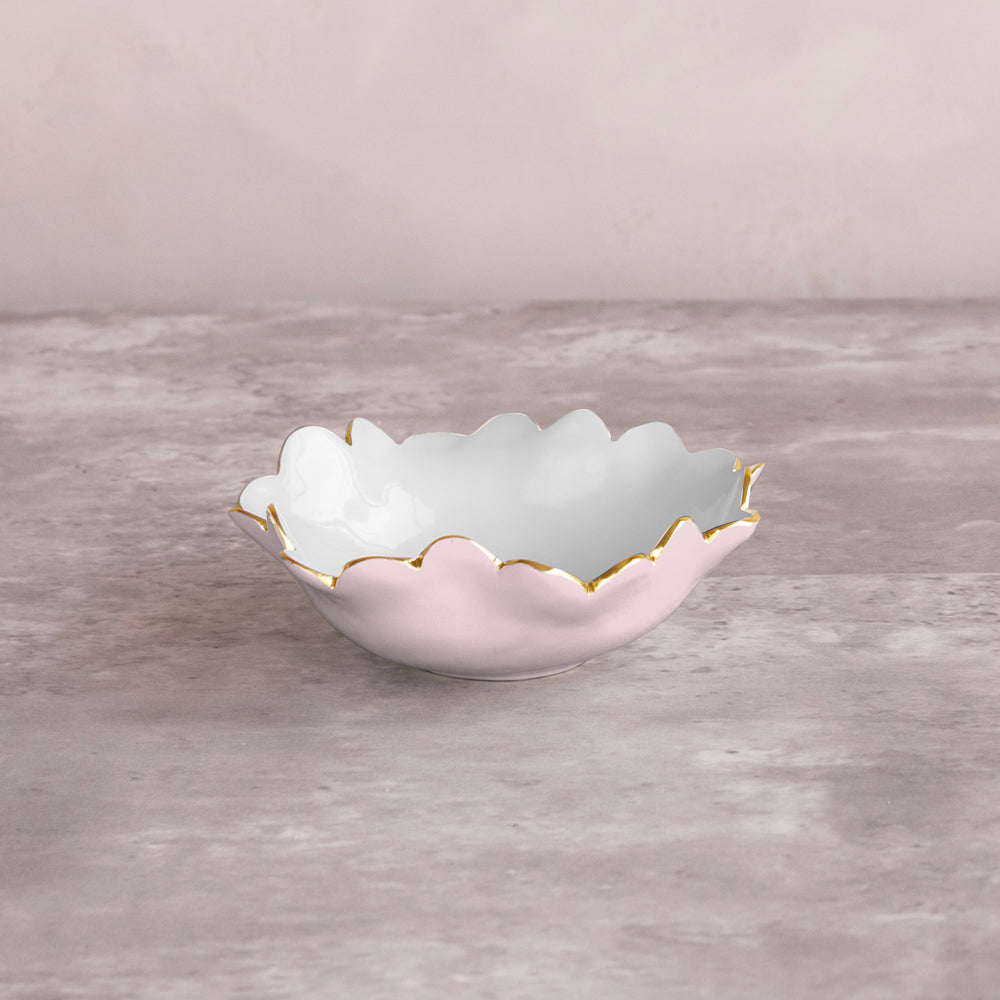 9085 ENCANTO Colette Mini Round Bowl (Camellia and White) - Image 1