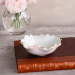 ENCANTO Colette Mini Round Bowl  (Camellia and White) - Image 3