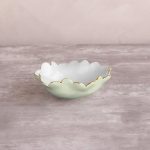 ENCANTO Colette Mini Round Bowl  (Pistachio and White)