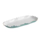 ENCANTO Colette Oblong Tray (Turquoise and White) - Image 2