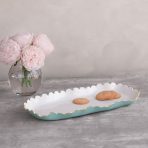 ENCANTO Colette Oblong Tray (Turquoise and White) - Image 3