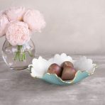 ENCANTO Colette Small Bowl (Turquoise and White) - Image 3