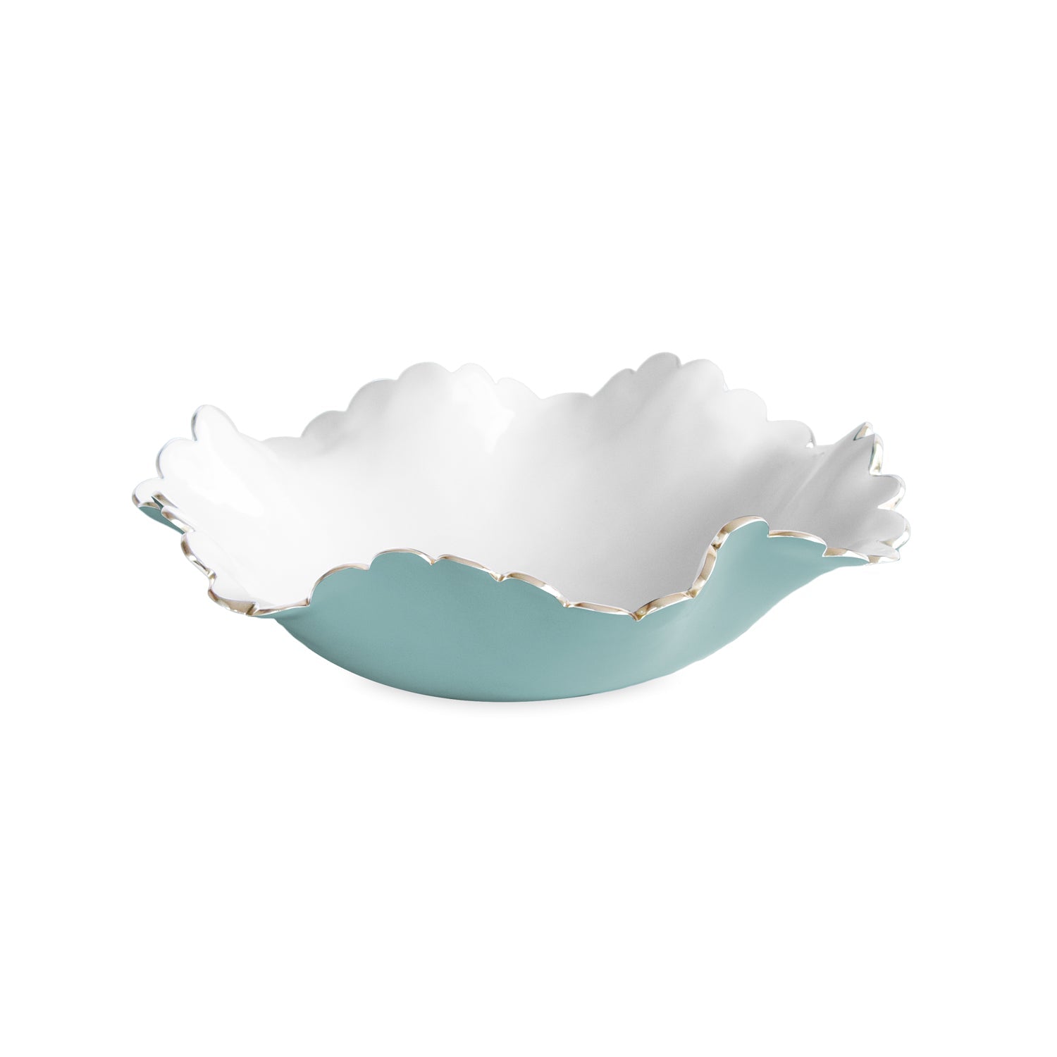 9099_2_6cbbee84-1a43-4d6c-8445-77b1e0040050 ENCANTO Colette Medium Bowl (Turquoise and White) - Image 1