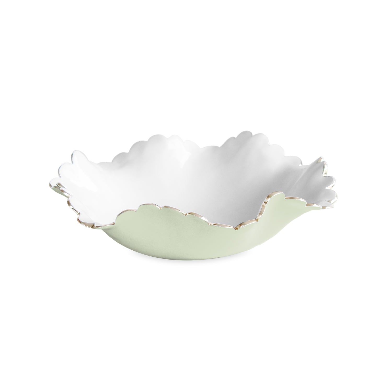 9102_2_90f2da4c-b989-4687-9695-ce58c25bec2e ENCANTO Colette Medium Bowl (Pistachio and White) - Image 1