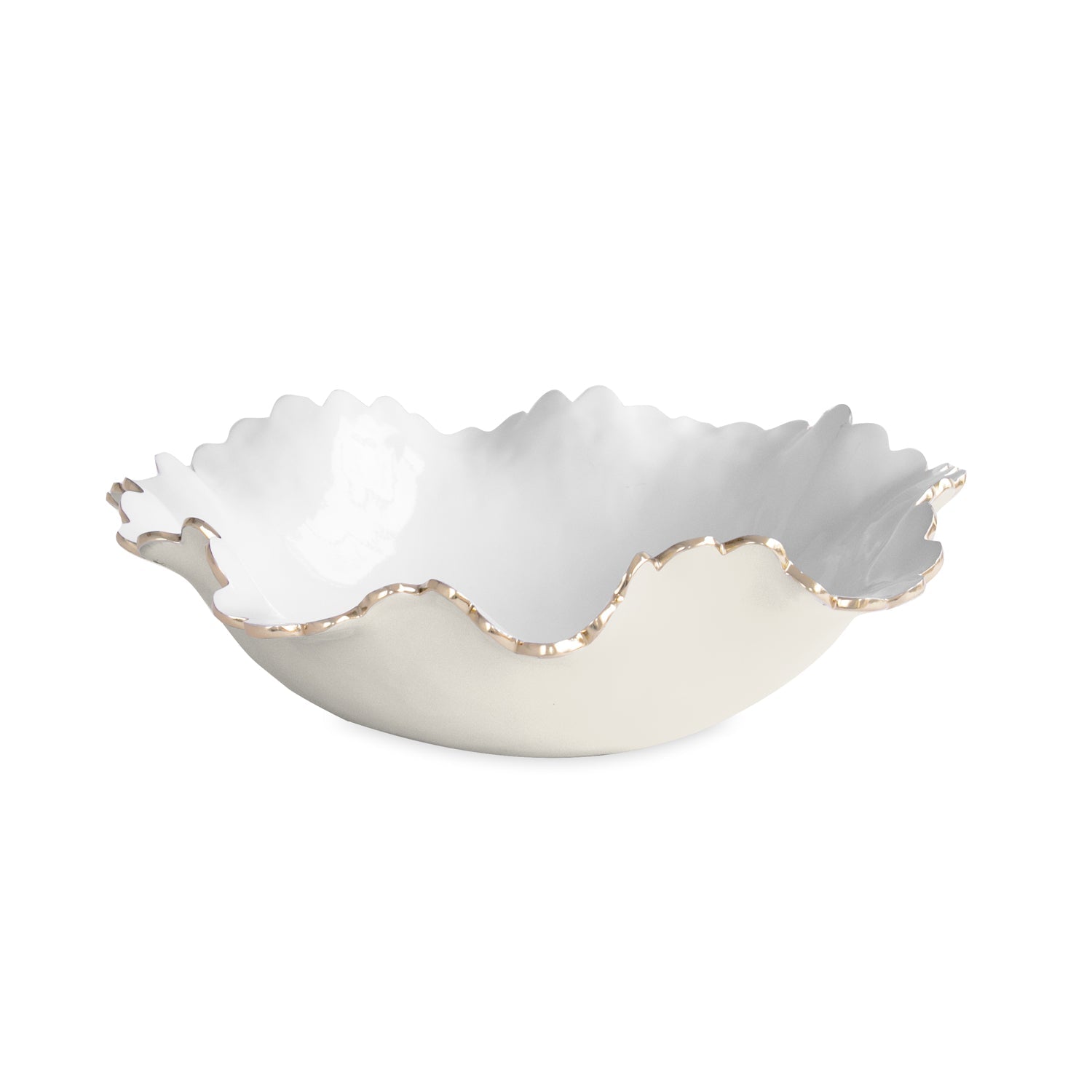 9104_2_eaf3b914-b09b-4d0a-bde8-b8a63d51c1d4 ENCANTO Colette Large Bowl (Cream and White) - Image 1