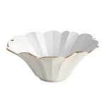 ENCANTO Avril Large Bowl (Cream and White)