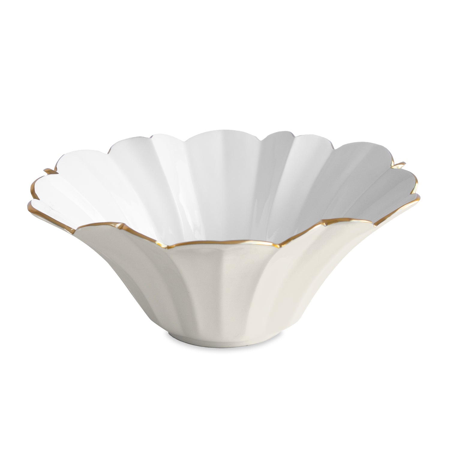9143_2_b3fc5399-3394-4136-91ac-24a31ad6bf53 ENCANTO Avril Large Bowl (Cream and White) - Image 1