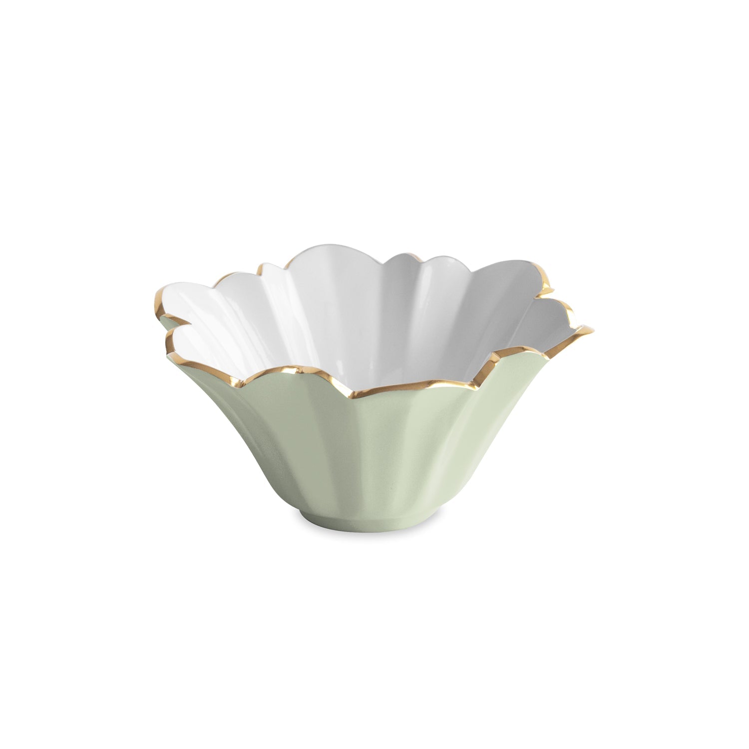 9144_2_4c543d57-c6dd-4c3f-8561-1f68a0655796 ENCANTO Avril Small Bowl (Pistachio and White) - Image 1