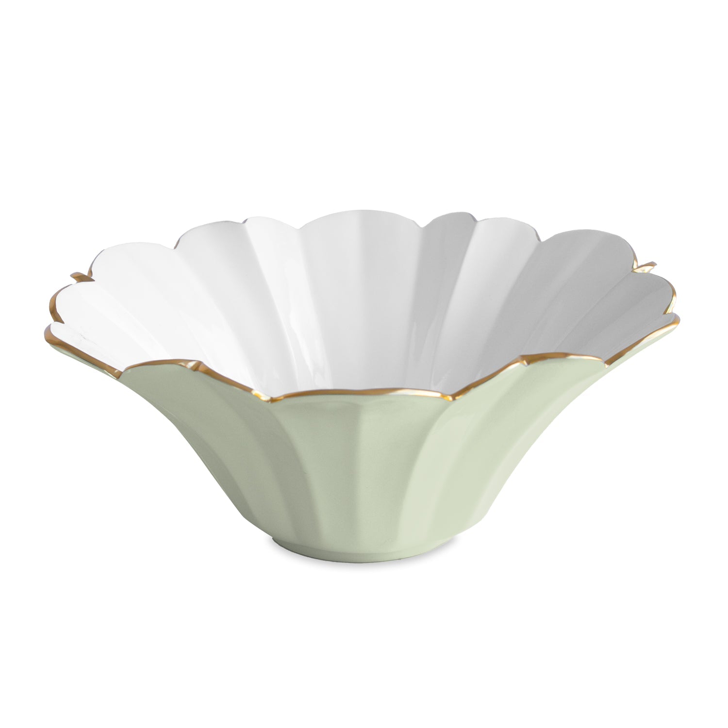 9146_2_0f84d9b9-262b-48d9-bac6-138d9909e397 ENCANTO Avril Large Bowl (Pistachio and White) - Image 1