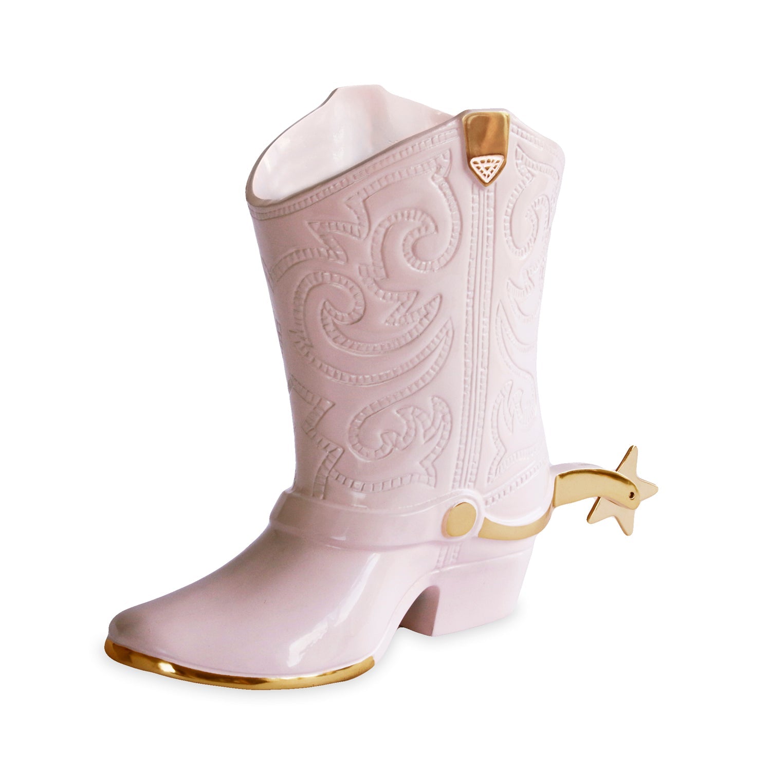 9149_2_95a72fc6-108e-4ed2-9e6f-5c20cdae30c1 ENCANTO Western Cowboy Boot Wine Bucket (Camellia) - Image 1