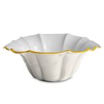 ENCANTO Tuscany Large Bowl (Cream and White)