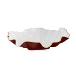 ENCANTO Aries Large Bowl (Bordeaux and White)