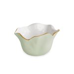 ENCANTO Carola Medium Bowl (Pistachio and White)