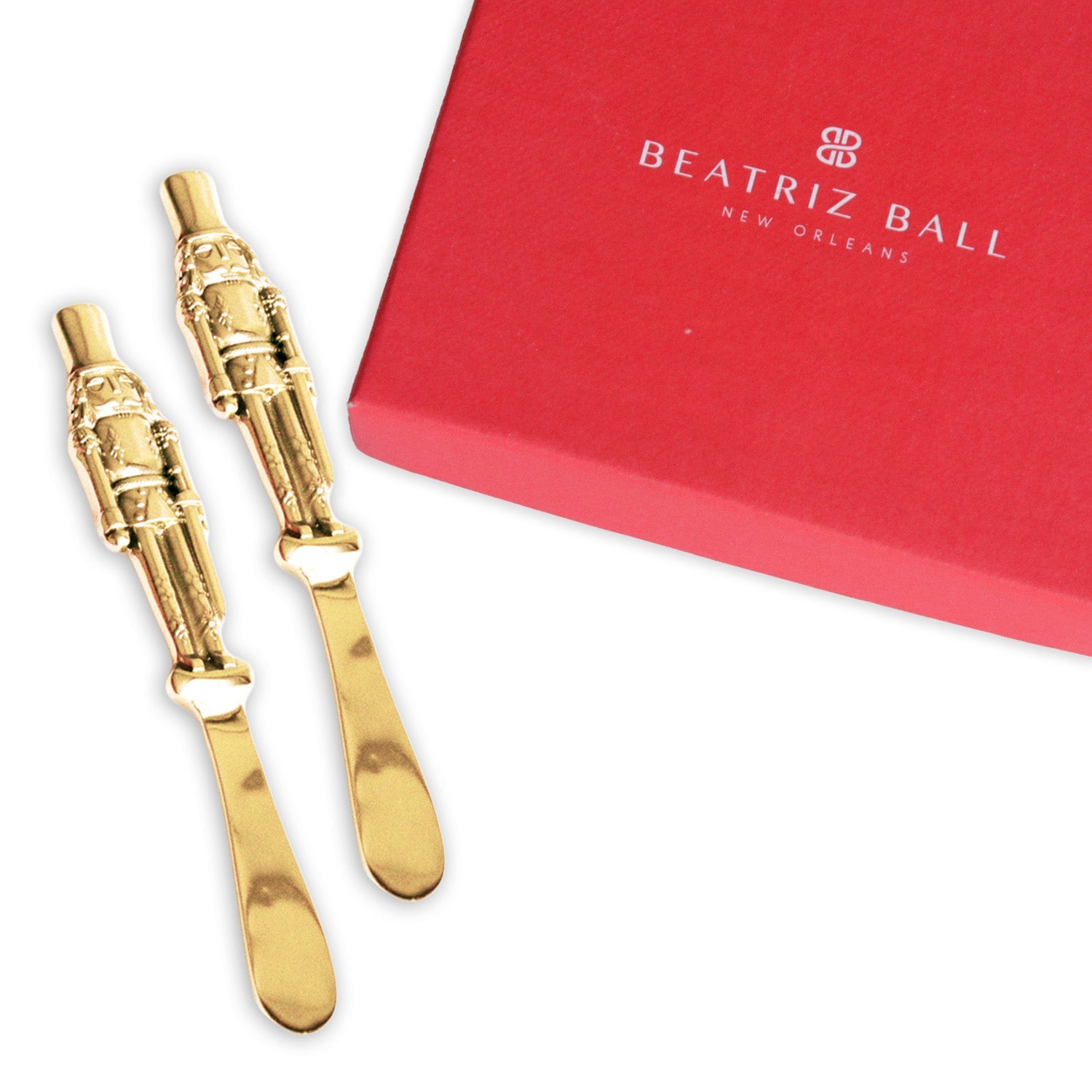 9246_2_bcf425ce-e4f2-4c04-9e0a-570073f723f2 ENCANTO Nutcracker Spreader (Gold) boxed set of 2 - Image 1