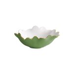 ENCANTO Colette Mini Round Bowl (Leaf Green and White)