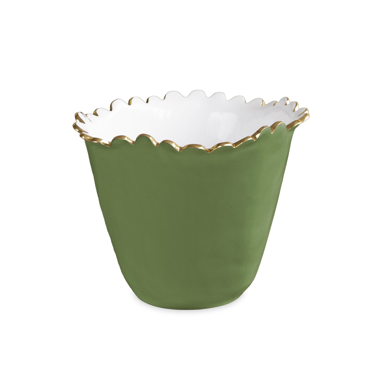 9275_2_426bbc20-180a-423c-924a-01dfe69d561f ENCANTO Colette Ice Bucket (Leaf Green and White) - Image 1