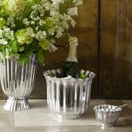 VINTAGE Fluted Ice Bucket