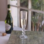 GLASS Venice Champagne Flute Set of 4 (Clear) 6 fl oz - Image 7