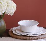 VIDA Alegria 11" Dinner Plate Set of 4 (White) - Image 15