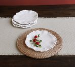 VIDA Alegria 9" Salad Plate Set of 4  (White) - Image 10