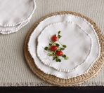 VIDA Alegria 11" Dinner Plate Set of 4 (White) - Image 9