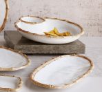 VIDA Bamboo Medium Oval Platter (White and Natural) - Image 12