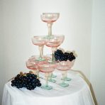 GLASS Aquarelle Coupe Set of 4 (Multi)  8 fl oz - Image 12