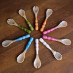 RESIN Rio Bubble  Salad Servers (Blue) - Image 6